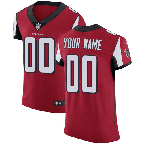 Men's Atlanta Falcons Red Team Color Vapor Untouchable Custom Elite NFL Stitched Jersey